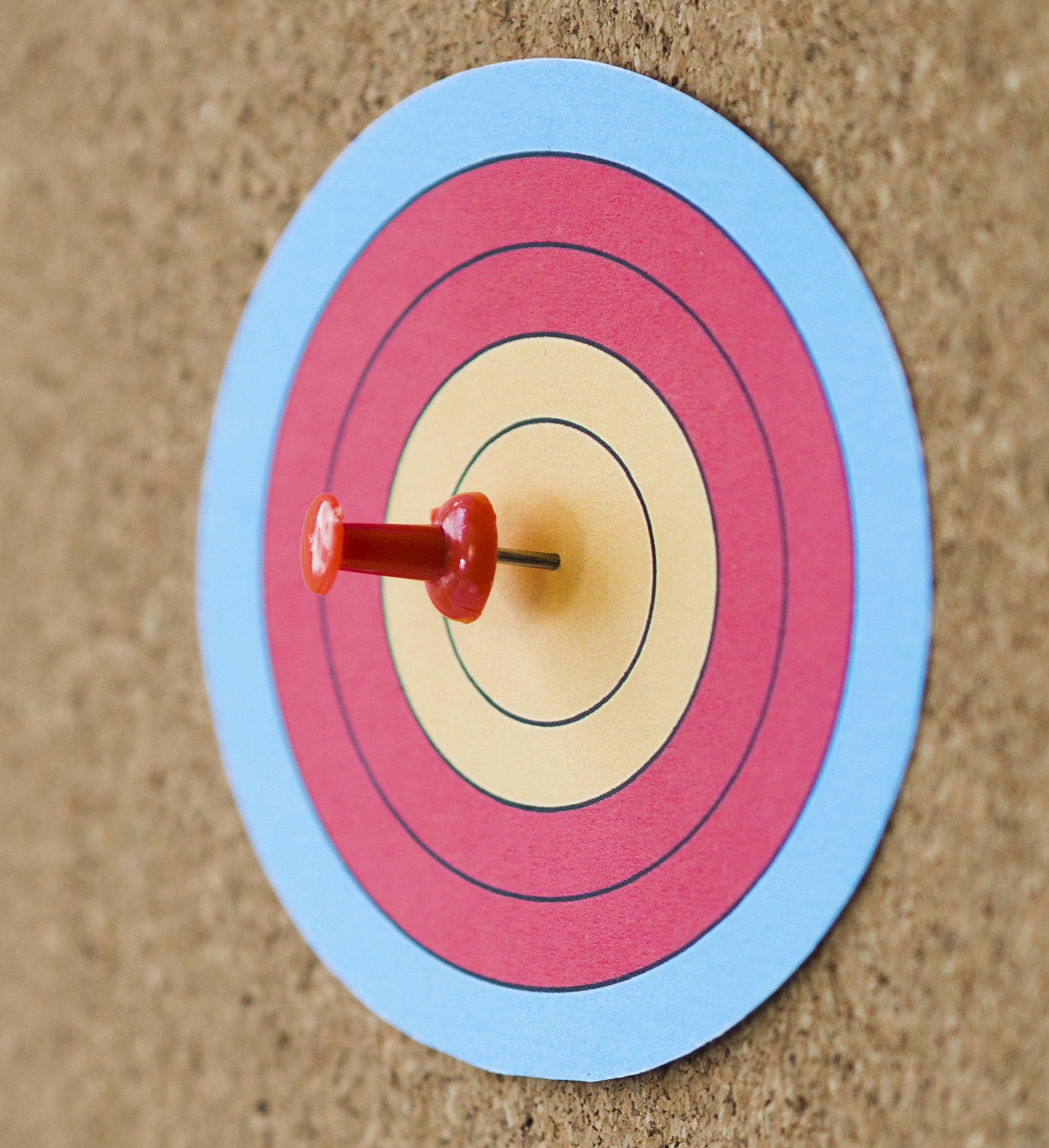 side-view-colorful-target-with-pin-bull-s-eye